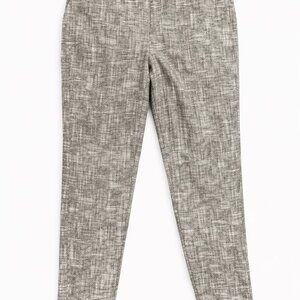 Versona Gray Plaid Tailored Ankle Pants M | Office Siren Academia